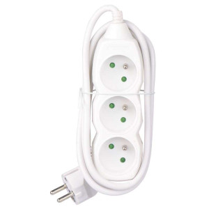 Przedłużacz 3G z/u, OMY3x1, 1,5m; biały