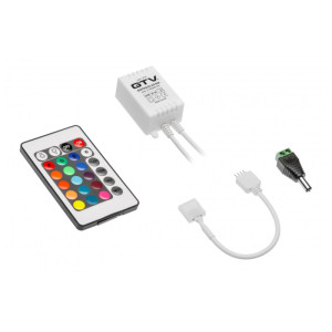 Kontroler LED RGB mini, 12V DC, IP20, max.72W