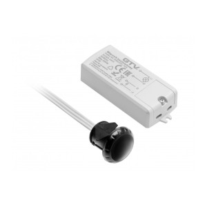 Włącznik bezdotykowy dwubiegowy (typu włącznik, do oświetlenia), max. 500W, AC220-240V, 50/60Hz, IP20; AE-WBEZDC-10S, GTV