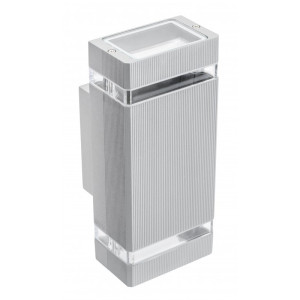Oprawa ścienna dwukierunkowa NESSA, GU10, MAX. 2x50W, IP54, AC220-240V, 50/60Hz, szara