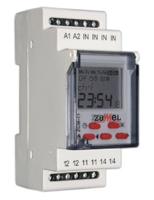 Programator czasowy 1-kan. tygodniowy 230VAC, ZCM-11