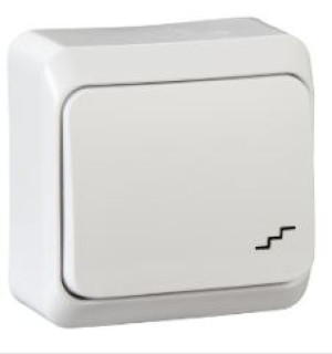 Prima Łącznik natynkowy schodowy IP20, biały; WDE001060, SCHNEIDER ELECTRIC