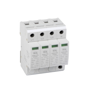 Ogranicznik przepięć klasy 1+2 (T1+T2/B+C) warystorowy; KSPD-T1T2 275/200 3PN; 23616, IDEAL KANLUX