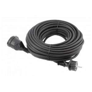 Przedłużacz w izolacji gumowej H05RR-F 3x1,5mm2, 30m, 4000W 16A 230VAC IP44; HT1E702, HOGERT