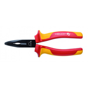 Szczypce wydłużone, wygięte 200mm, 1000V, VDE HT1P923