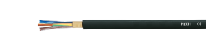 Kabel bezhalogenowy N2XH-J 3x1,5 RE 0,6/1kV, energetyczny i sterowniczy, czarny; 53121 HELUKABEL