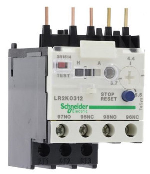Przekaźnik cieplny TeSys K 3,7-5,5A klasa 10; LR2K0312, SCHNEIDER ELECTRIC