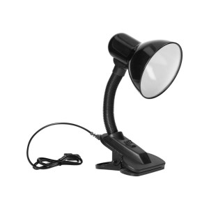 Lampka biurkowa LATASA 40W z klipsem E27 czarna