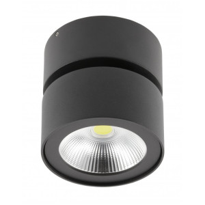Oprawa LED BIANCO, 15W,1500lm,AC220-240V,50/60 Hz,PF>0,5,Ra?80,IP20,IK06,36°,4000K,okrągła,czarny