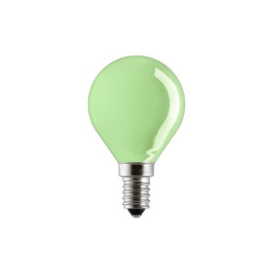 Żarówka kulka P45 15W E14 zielona tradycyjna 33257850 PHILIPS PILA