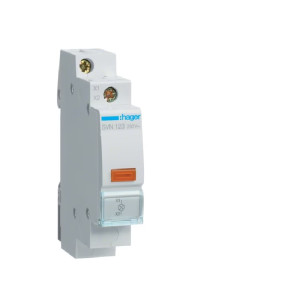Lampka sygnalizacyjna LED pomarańczowa 230VAC; SVN123 HAGER