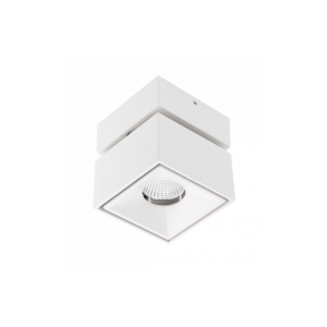 Oprawa LED BIANCO, 8W,680lm,AC220-240V,50/60 Hz,PF>0,9,Ra?80,IP20,IK06,36°,4000K,kwadrat,biały