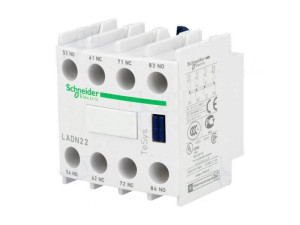 Styki pomocnicze 2NO+2NC (2Z+2R), montaż czołowy, zaciski śrubowe, Tesys Deca; LADN22, SCHNEIDER ELECTRIC
