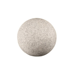 Lampa ogrodowa kula 1xE27, fi.300 granit (imitacja kamienia) jasnoszary STONO 30