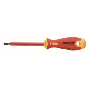 Wkrętak krzyżowy PH1 - Ergonic VDE izolowany 1000V; FL41410290 FELO