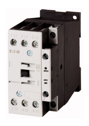 Stycznik mocy 3P 25A 11kW AC-3 400V, sterowanie 230VAC, styk pomocniczy 1NO (1Z), zaciski śrubowe, DILM25-10(230V50HZ,240V60HZ); 277132 EATON