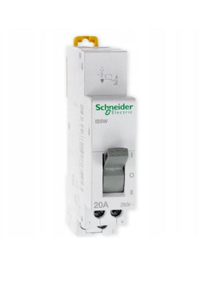 Przełącznik modułowy I-0-II 1P 20A iSSW-20-1-3 20A 1CO; A9E18073, SCHNEIDER ELECTRIC
