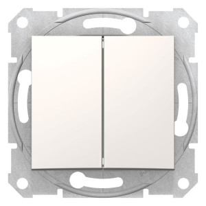 SEDNA Łącznik świecznikowy 10A 250VAC, zaciski szybkozłączki; kremowy; SDN300123 SCHNEIDER ELECTRIC