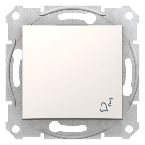 SEDNA Przycisk dzwonek, kremowy; SDN800123, SCHNEIDER ELECTRIC