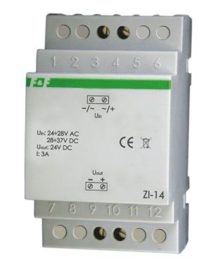 Stabilizator impulsowy 24V 24÷28V AC / 28÷37V DC 3A; ZI-14, F&F FILIPOWSKI