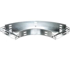 Kolanko korytka 90 stopni szerokość 150mm wysokość 42mm, grubość blachy 1,0mm, KKPJ150H42; 140314 BAKS