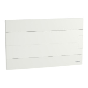 Rozdzielnica podtynkowa IP40 1 rząd 18 modułów, drzwi białe, Easy9 EU IP40 EZ9EU-1-18-PT-P; EZ9EUB118, SCHNEIDER ELECTRIC