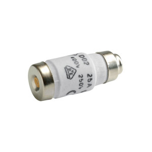 Wkładka bezpiecznikowa zwłoczna D02/E18 25A 400V gL/gG