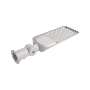 Lampa led uliczna 100W 11480lm z regulowanym uchwytem, barwa swiatła neutralna biel 4000K, obudowa szara IP65, 5 lat gwar, Chip SAMSUNG; 2120426 V-TAC
