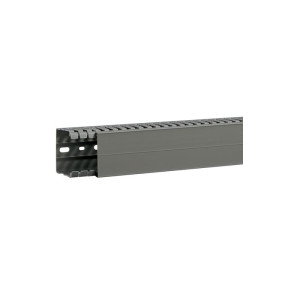 tehalit Kanał grzebieniowy BA7A 80x40mm PVC szary, 1szt=2m; BA7A80040 HAGER