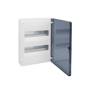 Rozdzielnica natynkowa IP40 drzwi transparentne 24M/2x12 golf; VS212TD, HAGER
