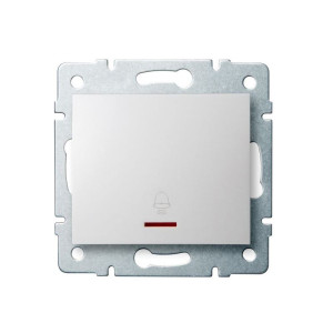 LOGI 02-1080-102 Łącznik zwierny dzwonek LED BIAŁY