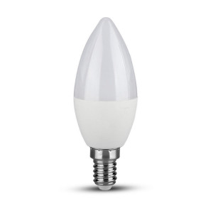 Żarówka LED E14 C35 4,5W 470lm świeczka, barwa światła neutralna biel 4000K; 2142581, V-TAC