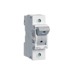 Rozłącznik bezpiecznikowy modułowy poziomy D02 1P 63A 400VAC 110/220VDC; L71M, HAGER