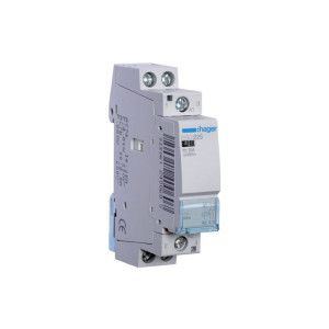 Stycznik 24VAC 2NO 25A AC-7a/b modułowy 1M; ESD225, HAGER