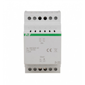 Zasilacz impulsowy 12V DC 2,5A 3M; ZI-22, F&F FILIPOWSKI
