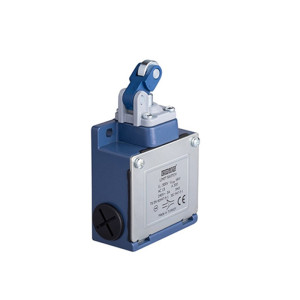 Łącznik krańcowy L53 w obudowie metalowej, 1NC+1NO, popychacz z dźwignią poziomą z rolką metalową; T0-L53K13MIM311, EMAS ELEKTROTEKNIK
