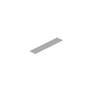 Pokrywa korytka metalowego 100mm 2m, blacha 0,5mm, szt=2m, PKR100/2; 100310 BAKS