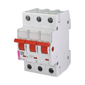 Rozłącznik modułowy izolacyjny 63A 3P 400V, SV 363 3P 63A; 002423314, ETI POLAM