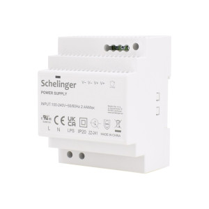 Zasilacz na szynę DIN 12V 85W; A21-LDD085-4P-12V, SCHELINGER