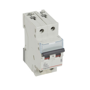 Wyłącznik nadprądowy 2P B 20A 10kA AC S312 serii TX3; 404113 LEGRAND