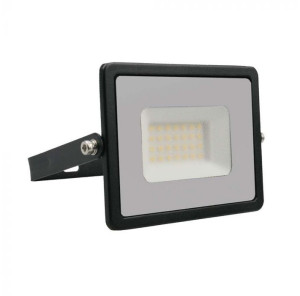 Naświetlacz LED 30W, 2510lm, barwa: 4000K neutralna biel, obudowa czarna IP65, 2 lata gwarancji; 215953, V-TAC