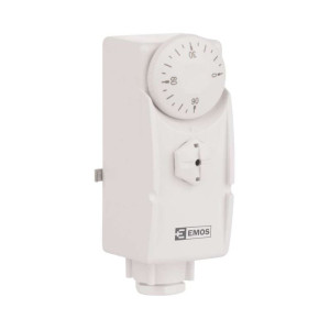 Termostat T80 0-90°C 230V 400V AC biały, P5681