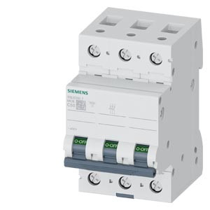 Wyłącznik nadprądowy 3P C50A 6kA 400V; 5SL6350-7, SIEMENS