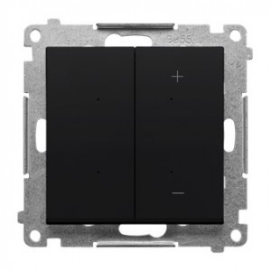 SIMON55 Ściemniacz do pasków RGBW 12-24 V [Wi-Fi], czarny mat