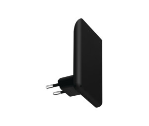 Lampka wtykowa, nocna LED ORISA LED WW Czarna 3000K 5m 0,28W