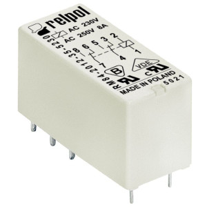 Przekaźnik elektromagnetyczny, miniaturowy, do obwodu drukowanego i gniazda wtykowego; RM84-2012-35-1012; 600335, RELPOL