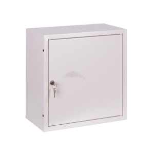 Rozdzielnia, obudowa natynkowa metalowa IP21 400x400x210mm z płytą montażową, NR442