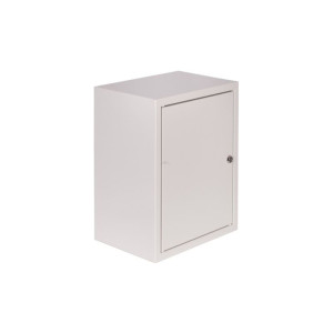 Rozdzielnica modułowa 2x12M natynkowa metalowa z zamkiem, IP31 310x395x130mm, biały, NRP 24 Z; 3-220, SABAJ