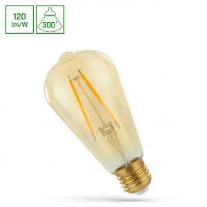 Żarówka LED ST64 2W E27 COG SERIA RETROSHINE