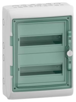 Rozdzielnica natynkowa 2x12M hermetyczna IP65 Mureva, drzwi transparentne, MRV-2-12-NT-T; 13433 SCHNEIDER ELECTRIC